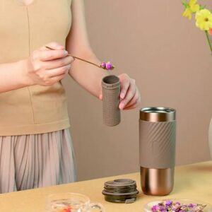 ماگ و فلاسک به همراه فیلتر دمنوش لپرسو lepresso thermal tumbler